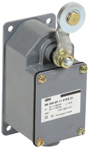 Выключатель концевой ВК-200-БР-11-67У2-21 IP67 | код KV-1-200-1 | IEK